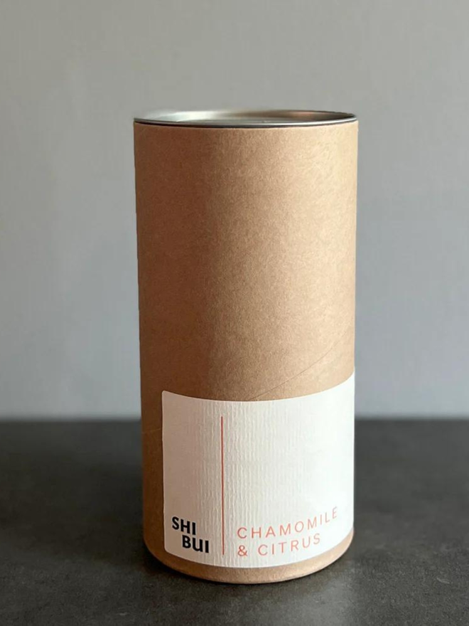 chamomile citrus tea bags tube