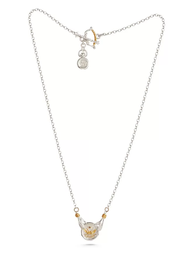 Capricorn. zodiac necklace full, product image