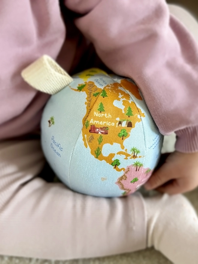 soft toy kids globe