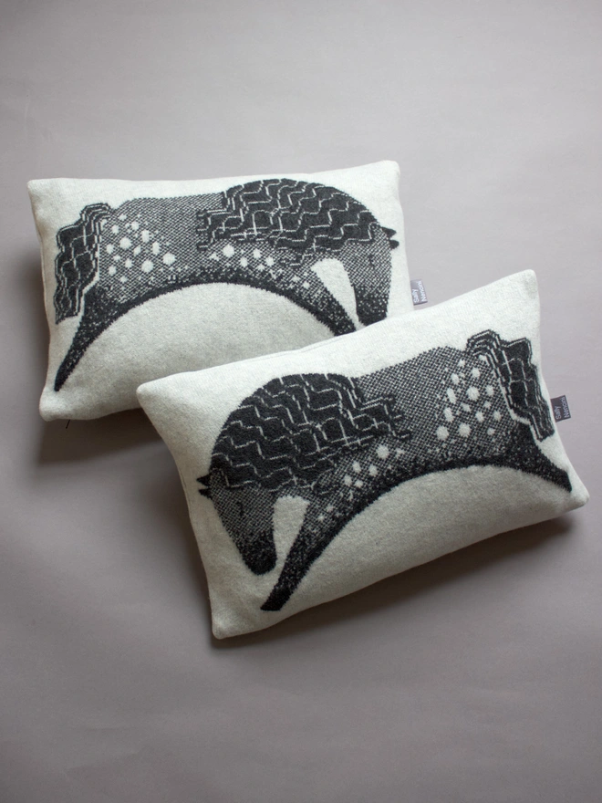 Pair of Dapple Horse Cushions