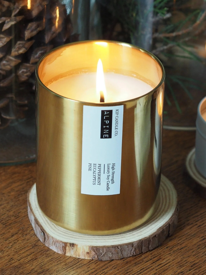 Alpine Christmas scented candle