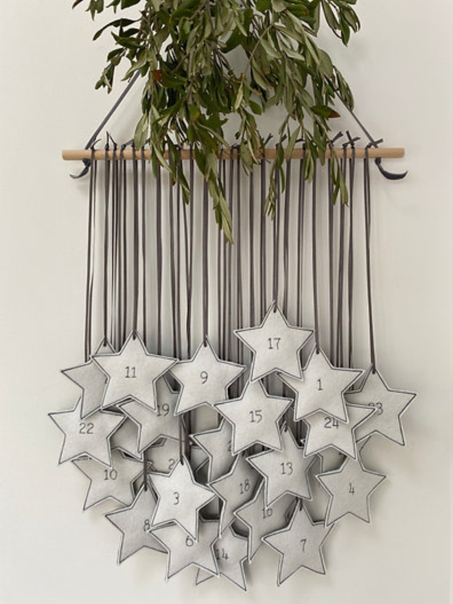 Christmas star advent calendar