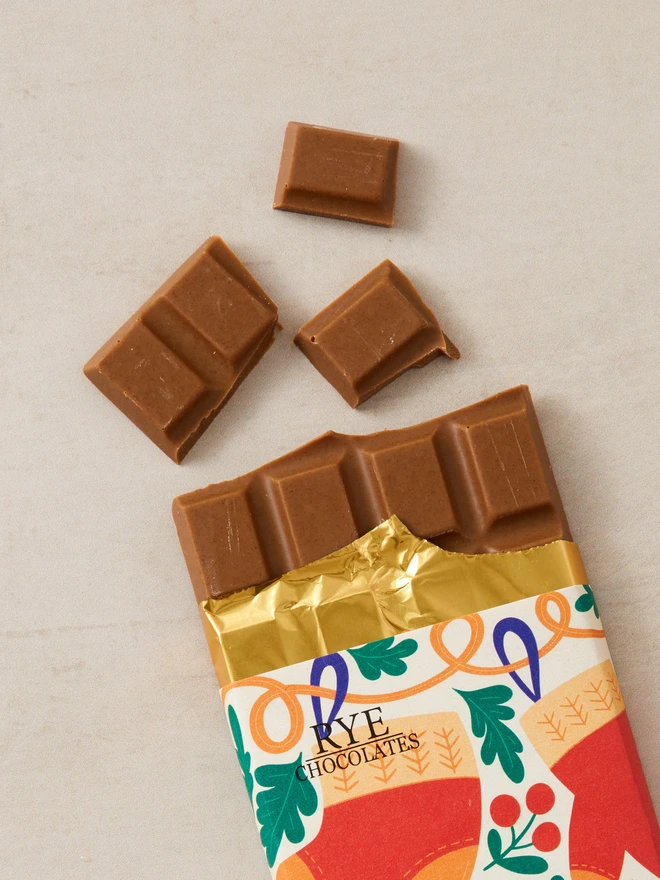 Cinnamon Toast Amber White Chocolate Bar - 30% cocoa