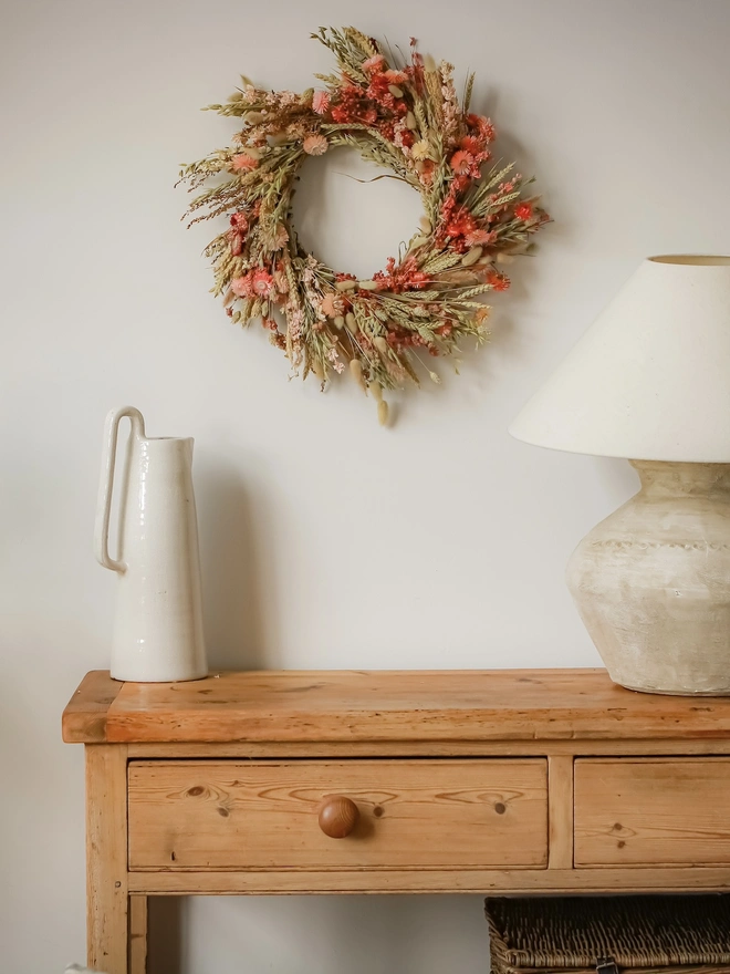 'Dorper' Everlasting Dried Wreath