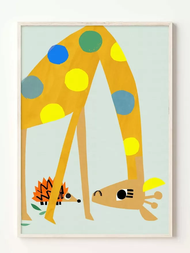 Giraffe print not personalised