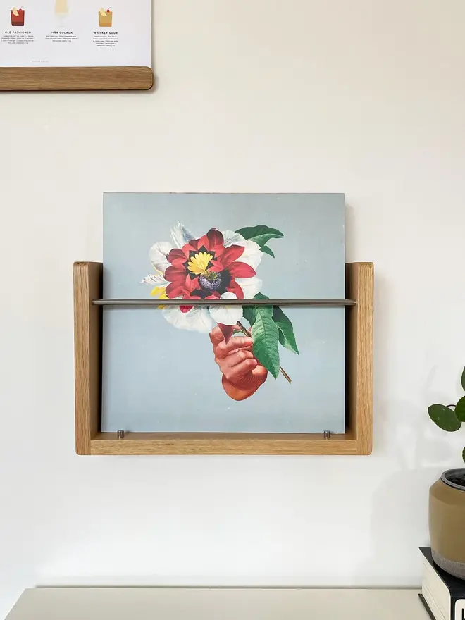 The Compound Vinyl LP Shelf - Oak