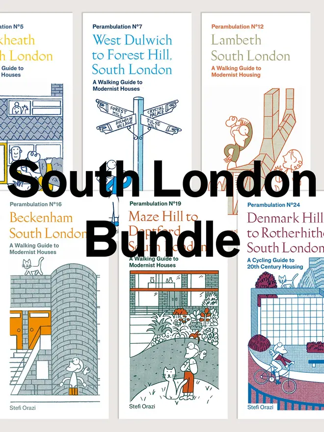 south london walking and cycling guide bundle