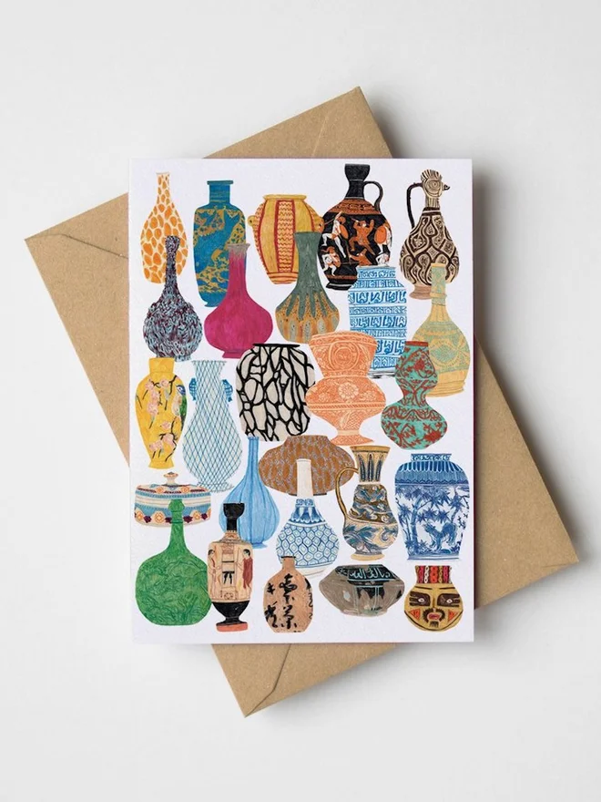 Vases And Ceramics Greeting Card