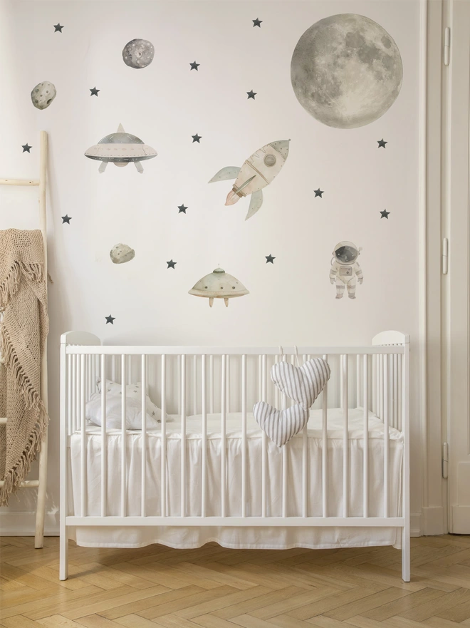 Space wall stickers