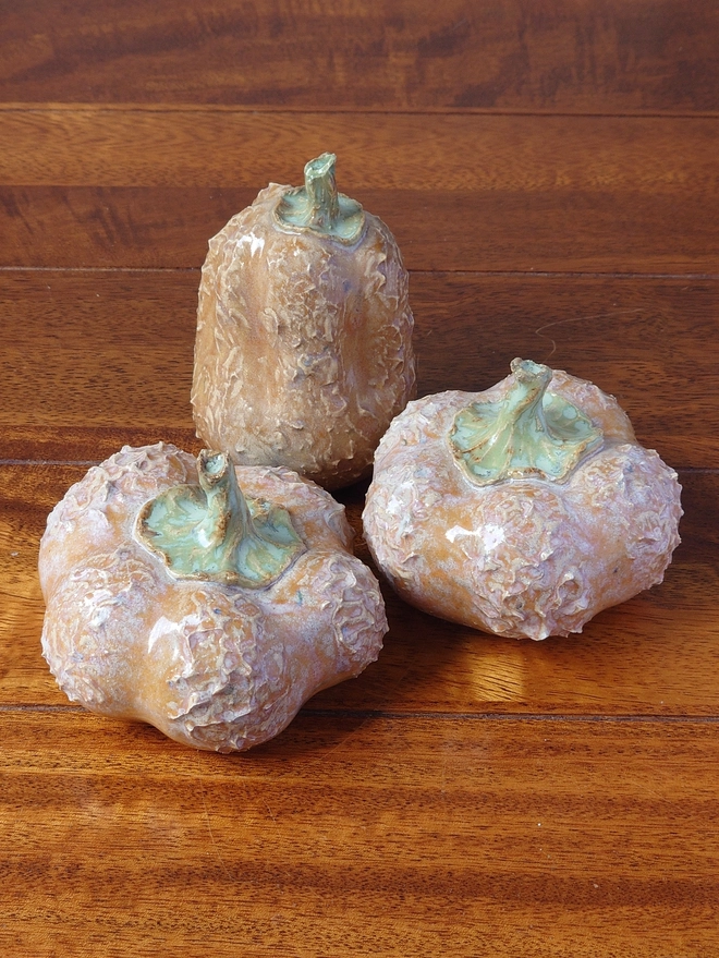 Pumpkin cane topper home decor