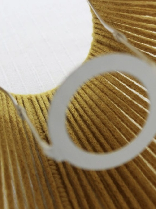 Small Cone Lampshade Gold E27 and UK fitting