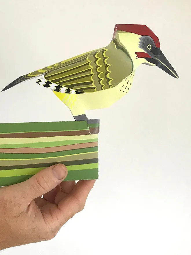3d woodpecker pop out card