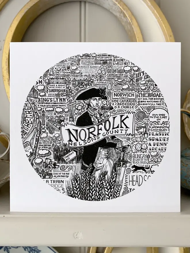 Norfolk greetings card