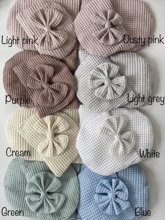 Bedding and bow options