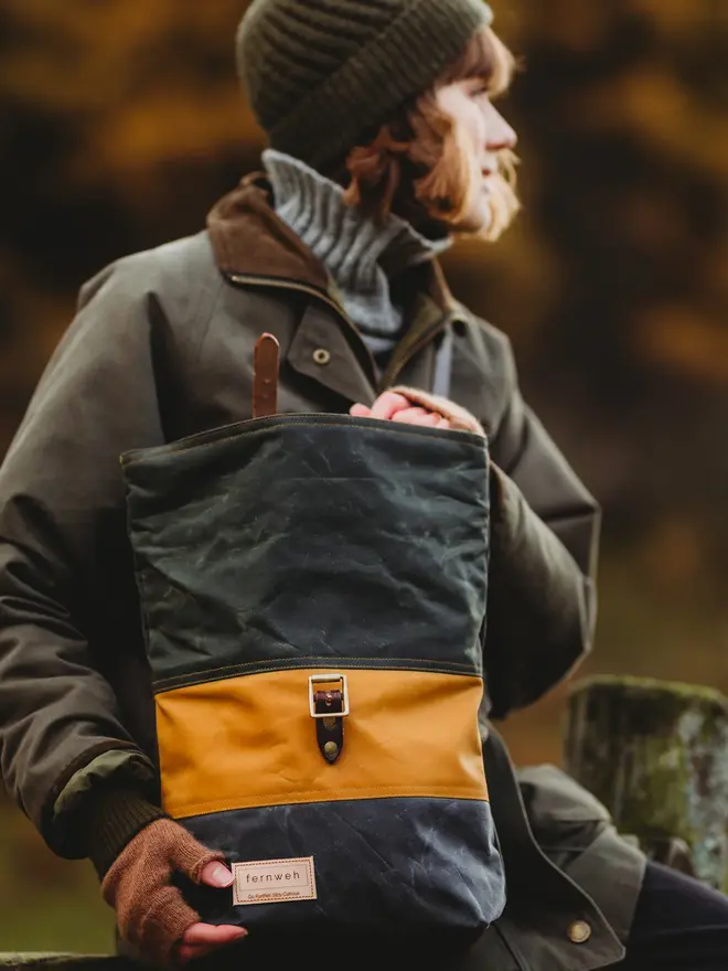 mini rolltop crossbody bag