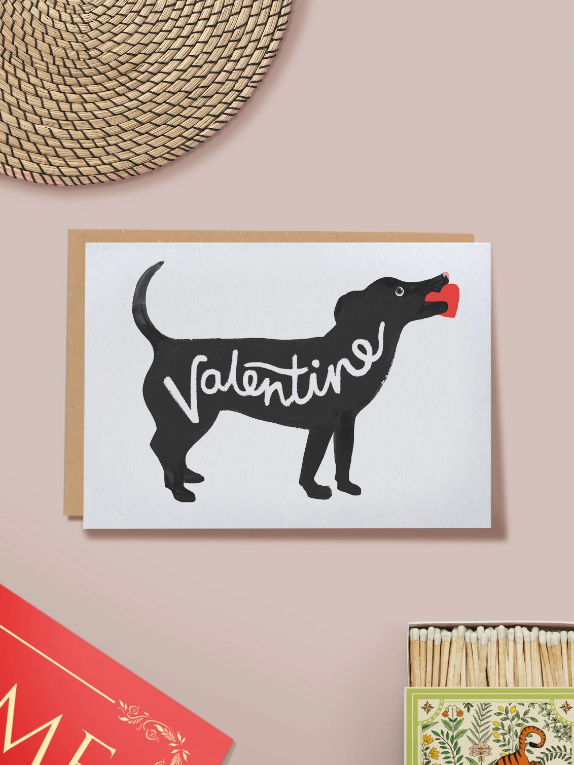Dog Valentine's Card