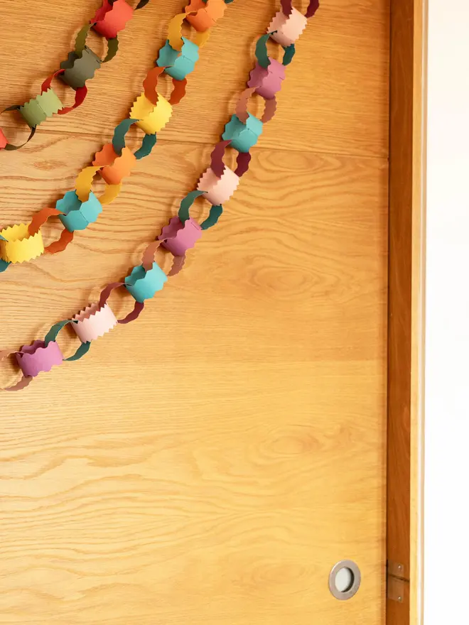 spring and summer paper chain
