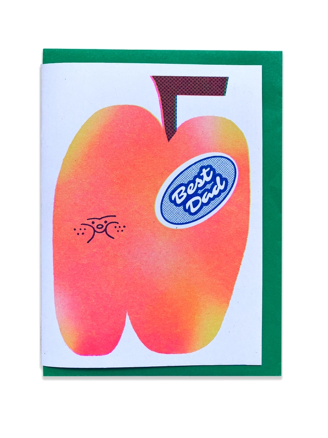 'Best Dad' A6 Riso Greetings Card