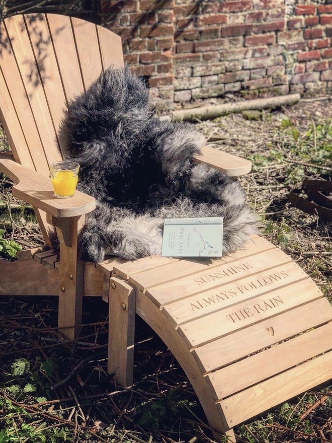 Personalised Oak Sun Lounger 