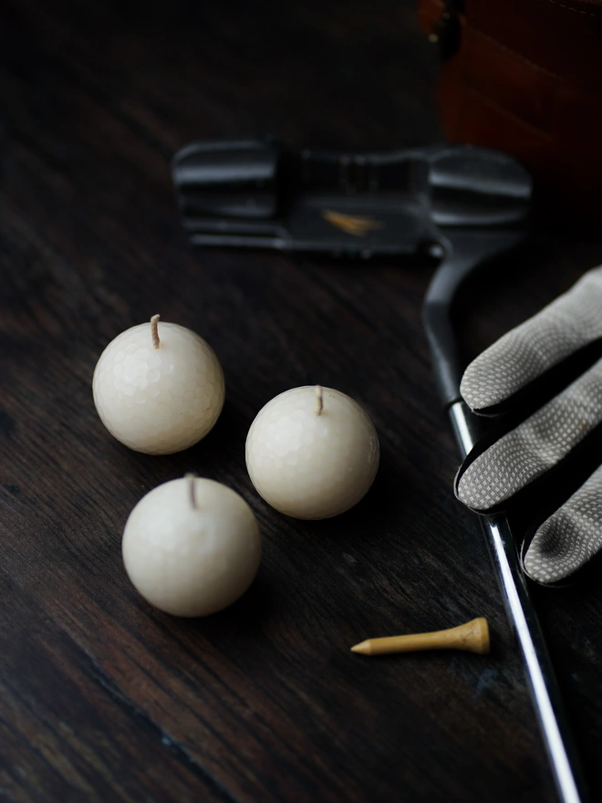 Golf Ball Trio Candles