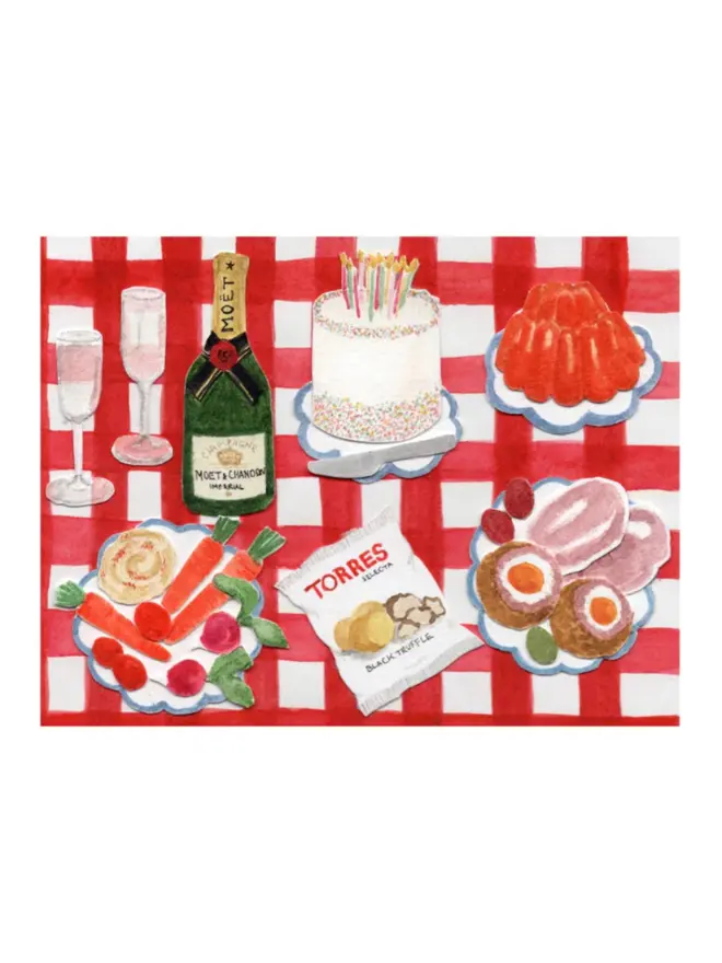 Platty Jubes Greetings Card