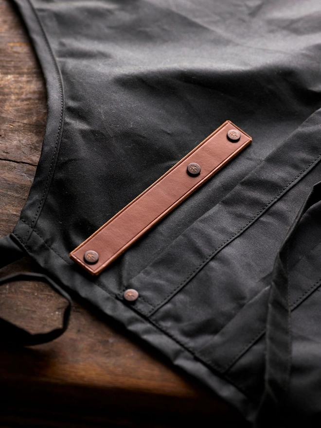 With Plain Leather Cloth Holder (+ £10.50)