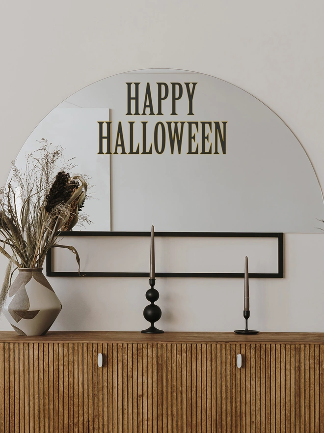 happy halloween vinyl decal