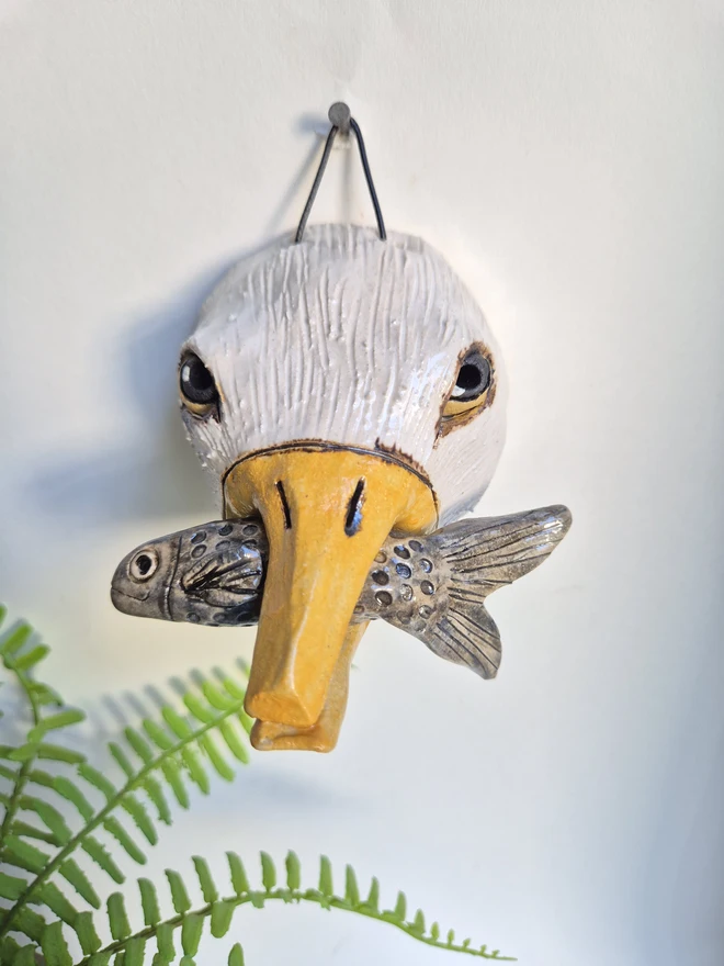 Pesky Seagull With fish