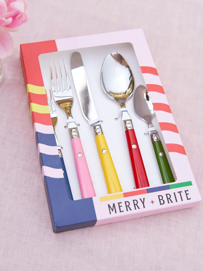 Bright vintage inspired cutlery