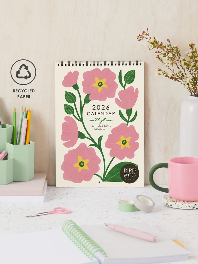 Wildflower 2026 calendar 