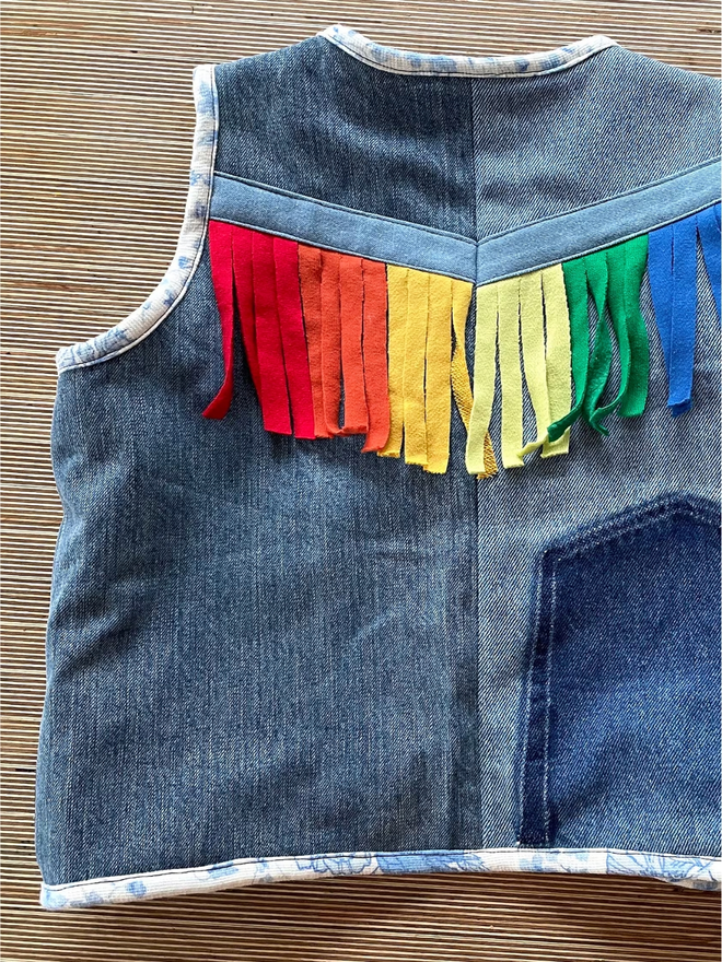 Kids Denim Waistcoat