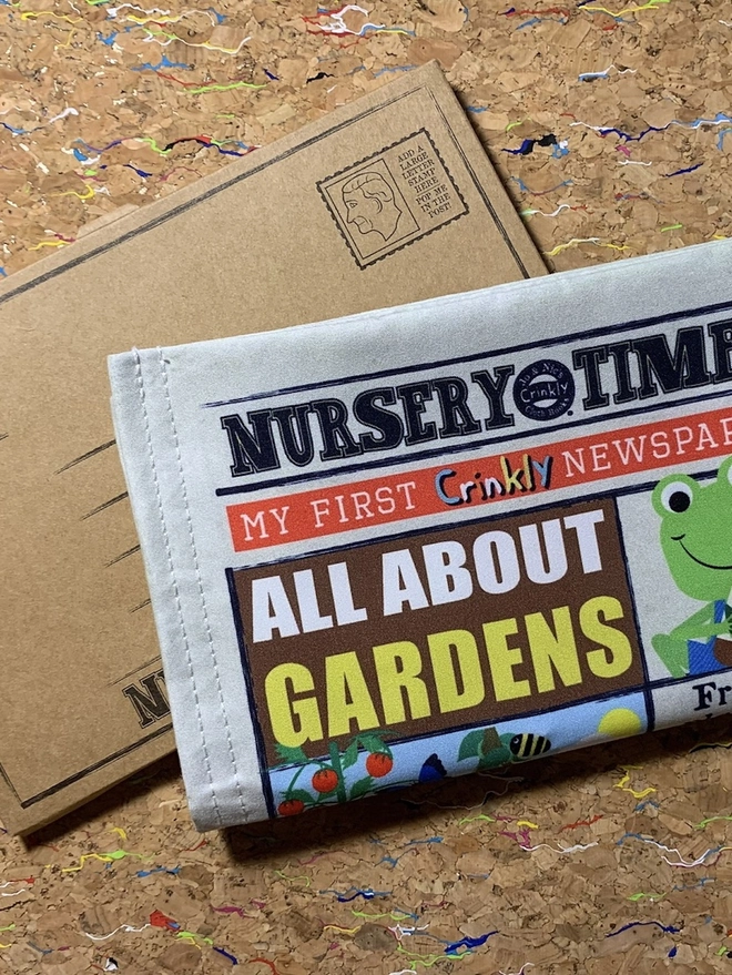 Nursery Times Crinkly Newspaper. All about Gardens