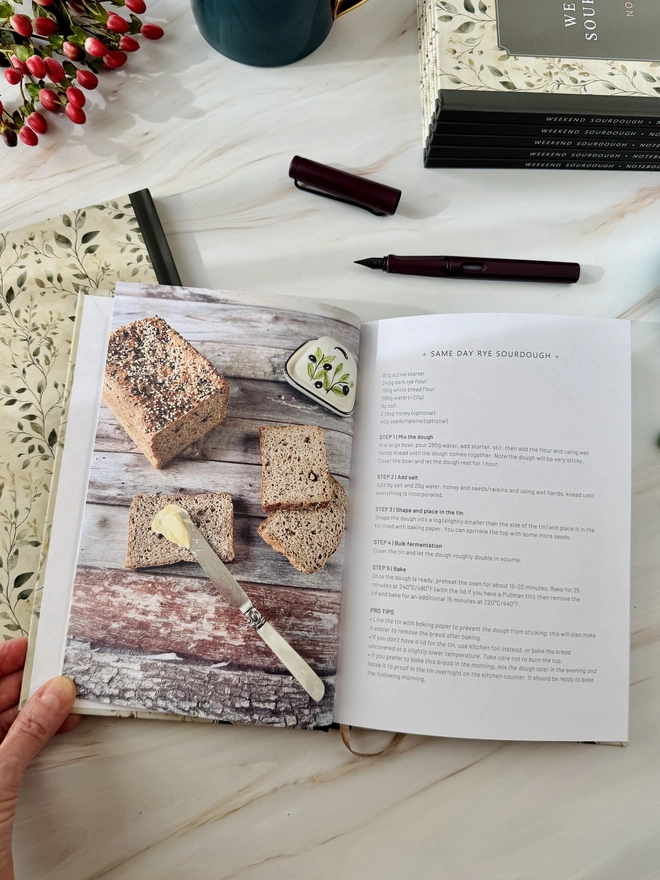 Weekend Sourdough Notebook - Rye bread recipe 