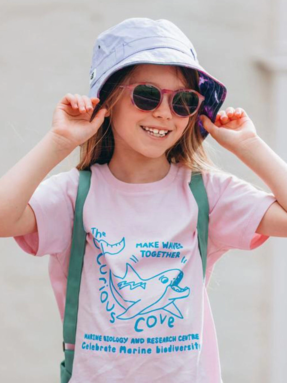 Kids Adventurer Sun Bucket Hat: Lilac - Holly & Co