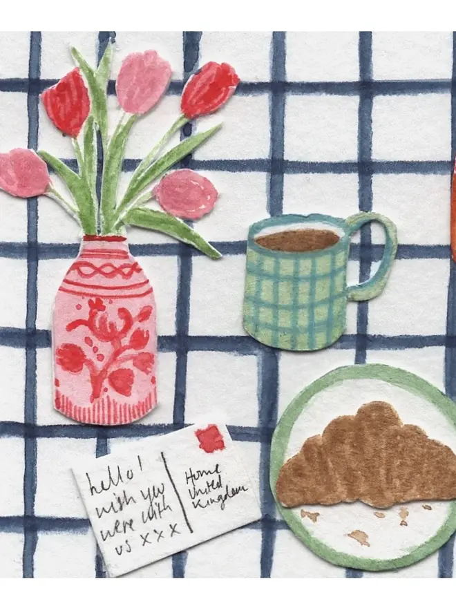 Wish You Were Here A4 Signed Print