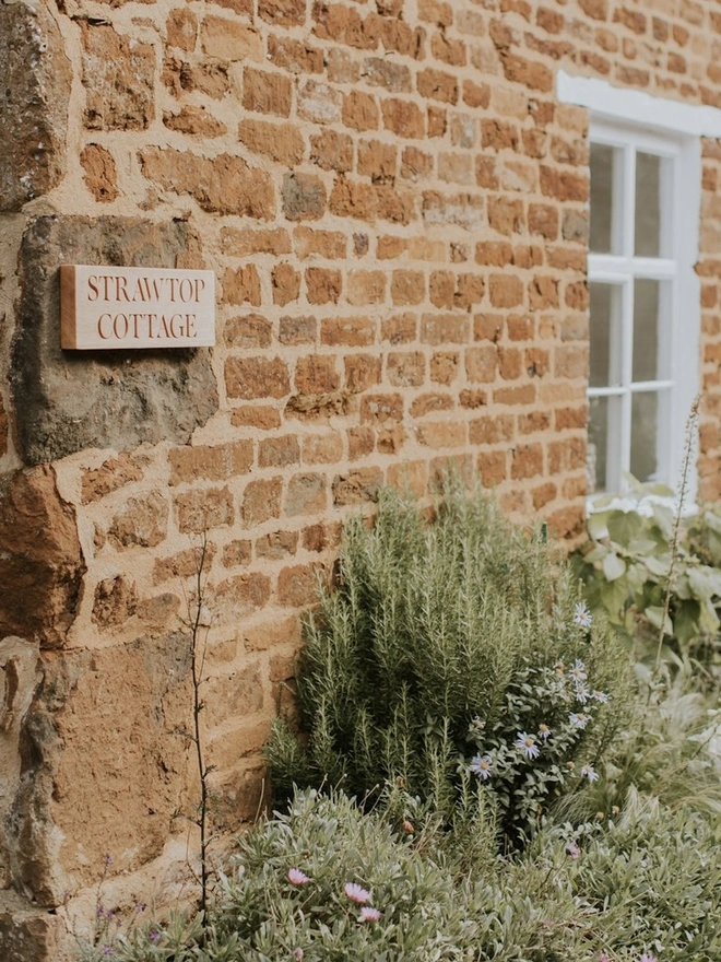 Personalised Oak Rectangular Sign