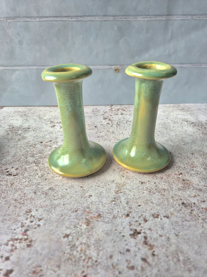 ceramic candlestick holder, pottery candlestick holder, Jenny Hopps Pottery, Candle gift, 