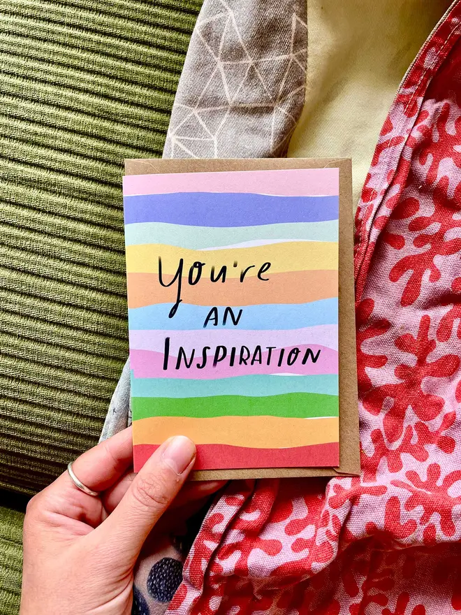 You're an inspiration!