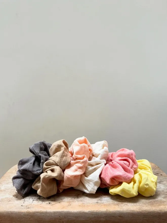 Indian Handloom Cotton Scrunchie