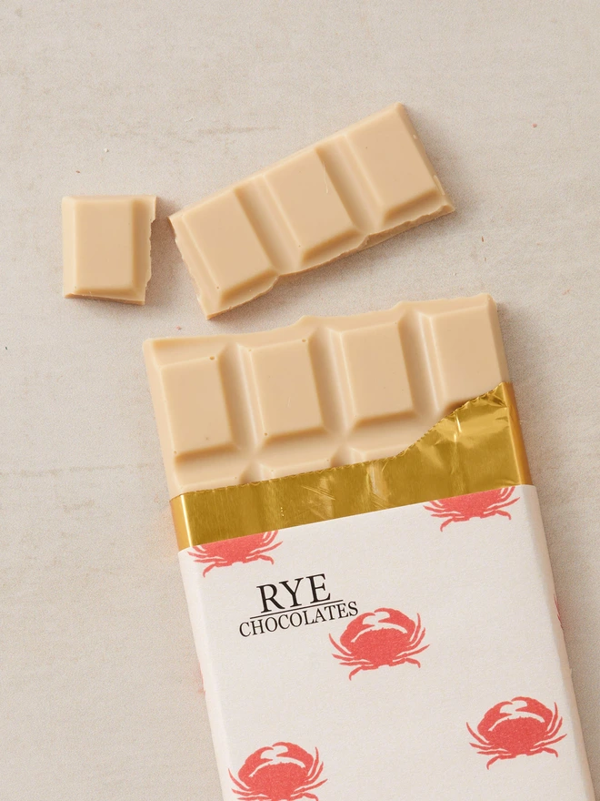 Pure White Chocolate Bar - 30% cocoa