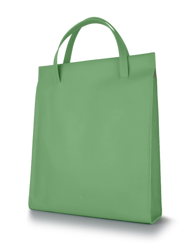 Sea Green Tote Bag at shortest length
