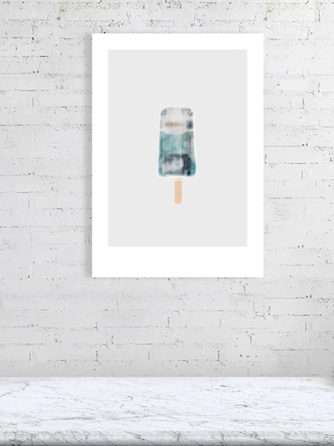Five Pound Note Ice Lolly Giclée Print