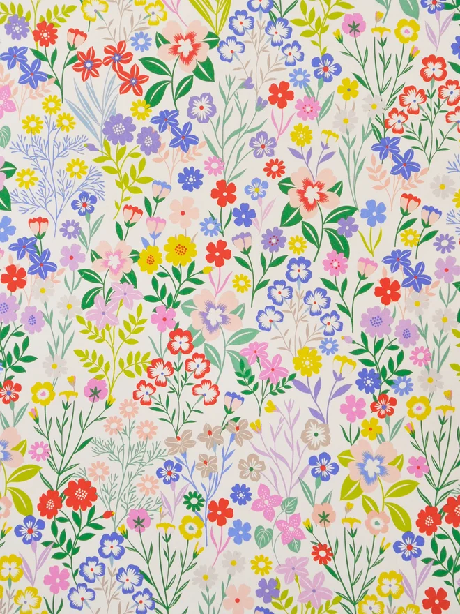 Flora Wrapping Paper (Roll Of 6 Sheets)