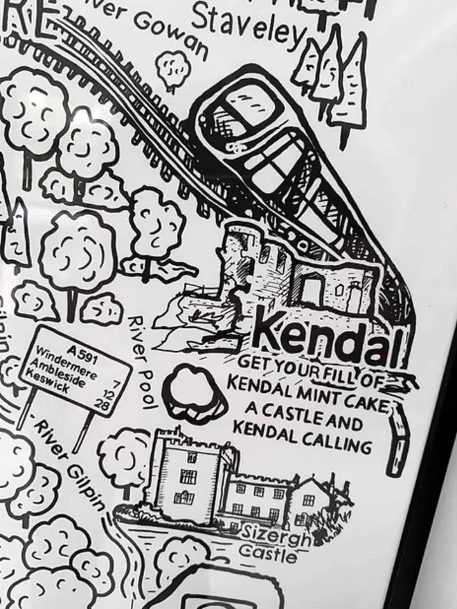 Lake District Poster Wall Art Zoom 1