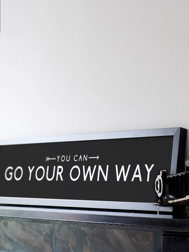 drifting bear go your own way fleetwood mac print