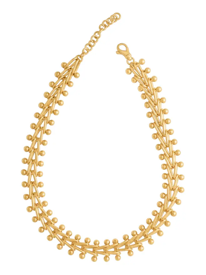 Loel Gold Deco Chain Necklace