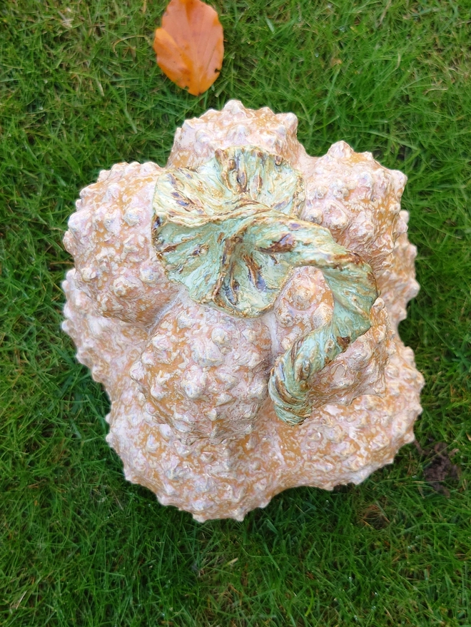 Pumpkin Sculpture garden ceramics