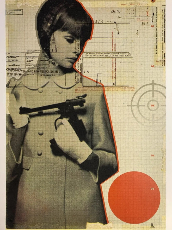 Spy Girl Artist Proofs Screenprint