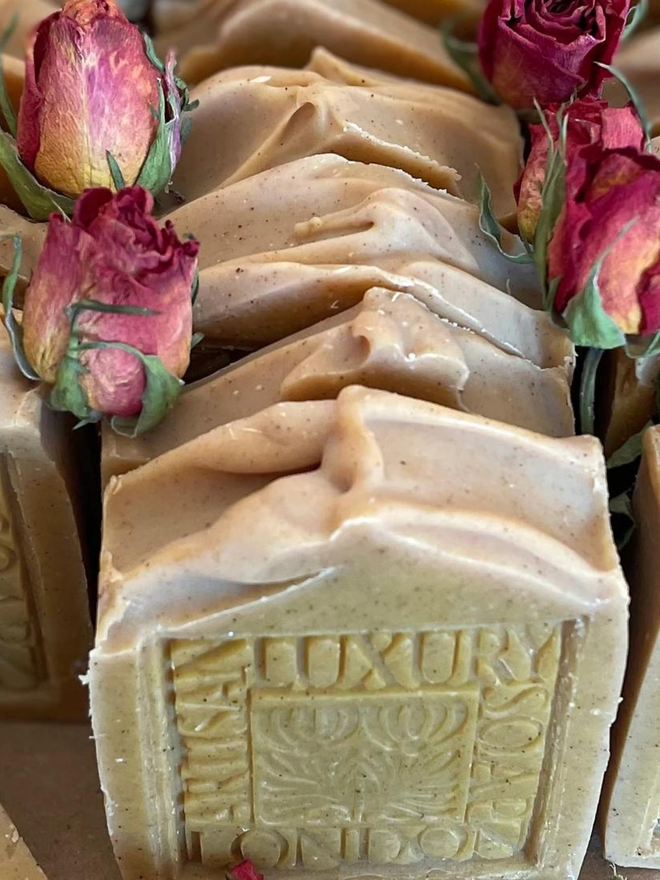 handmade vegan Indian summer scented soap bar