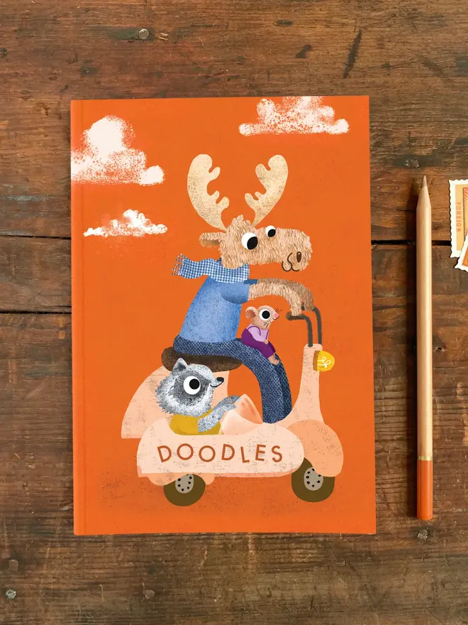 motorcycle moose a5 notebook